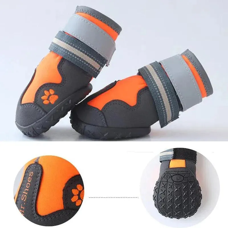 Reflective Waterproof Dog Boots