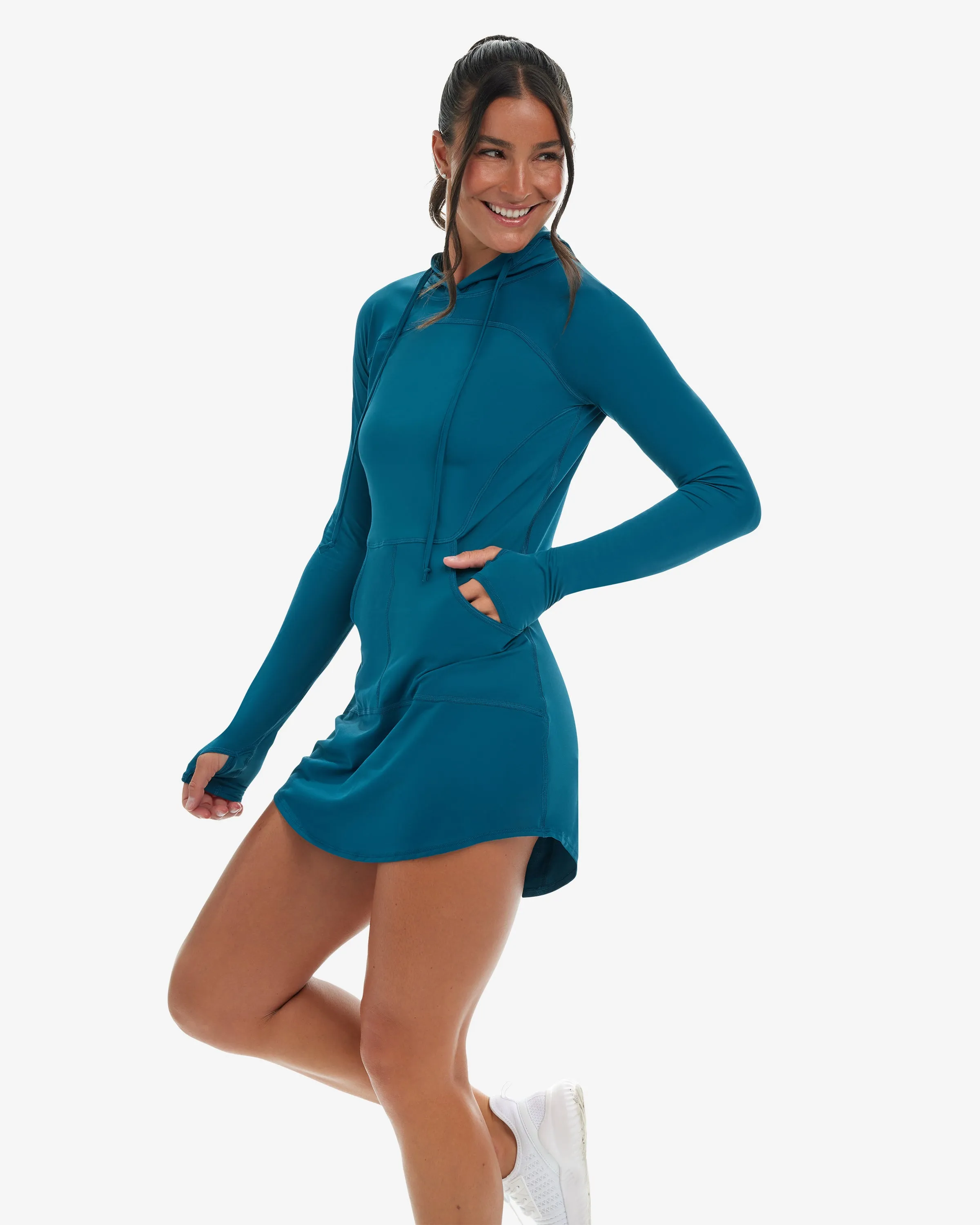 SALE - WOMEN'S RELAXED HOODIE DRESS (2009S)