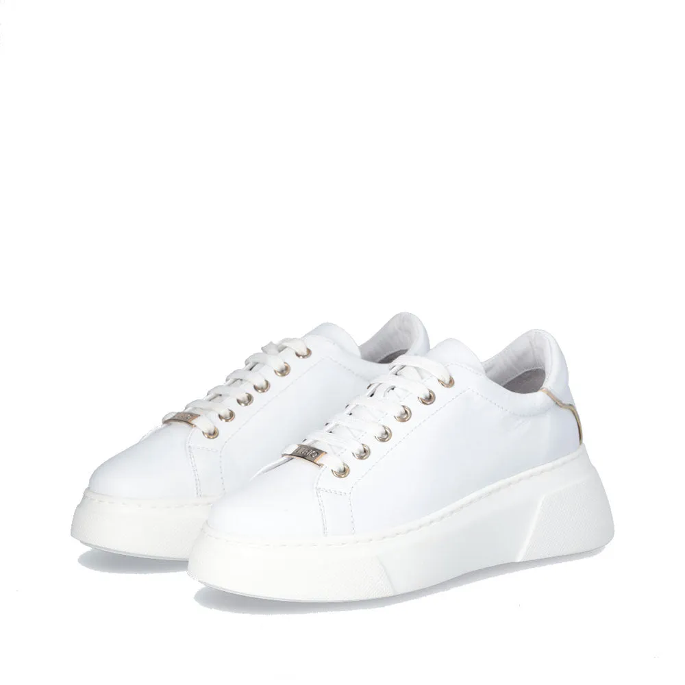 Scarpe LIU JO Andie 718 Sneakers Platform in Pelle Bianca