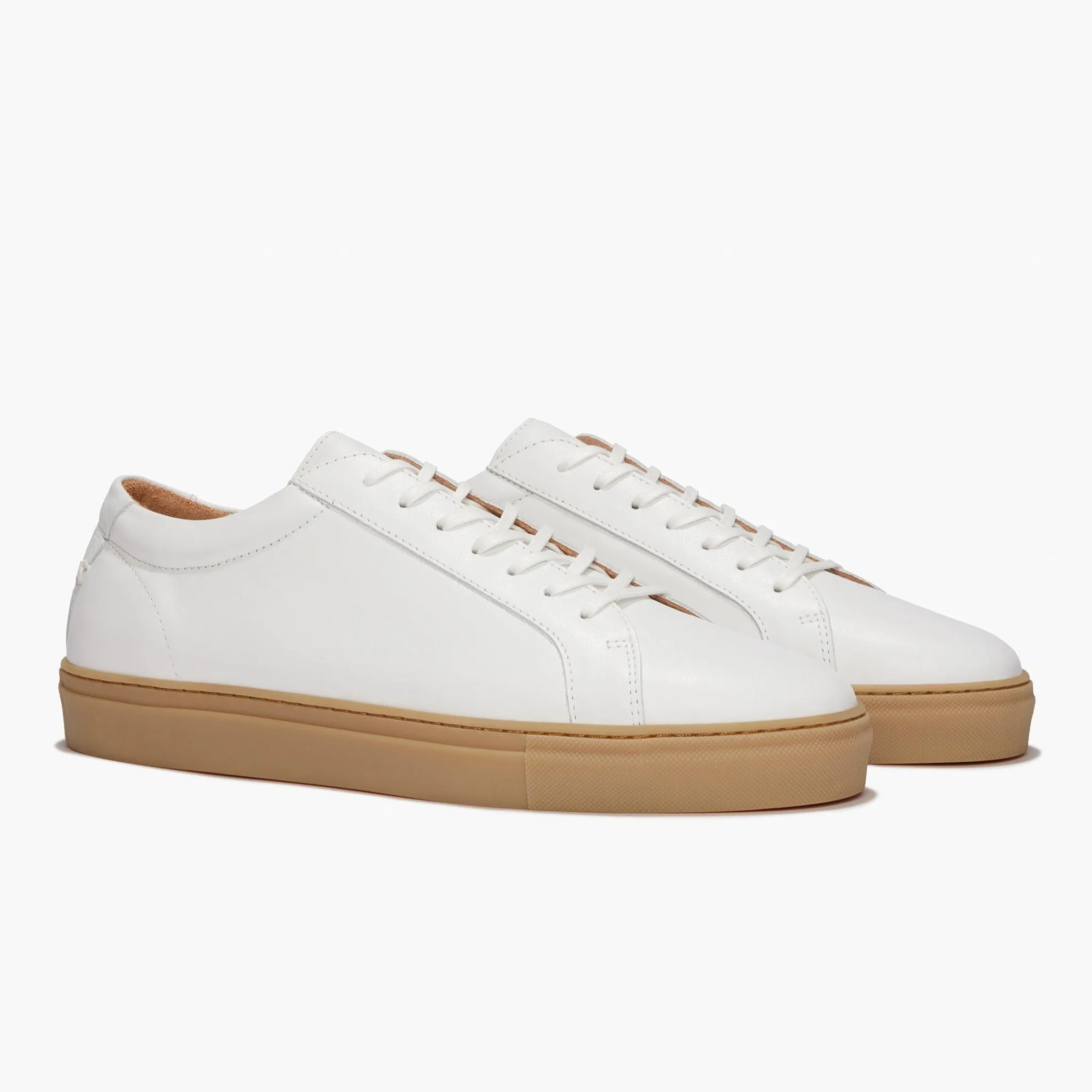 Series 1 White Gum Leather Mens