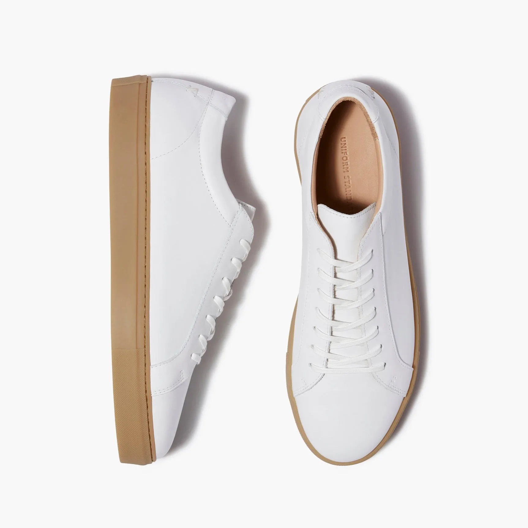 Series 1 White Gum Leather Mens