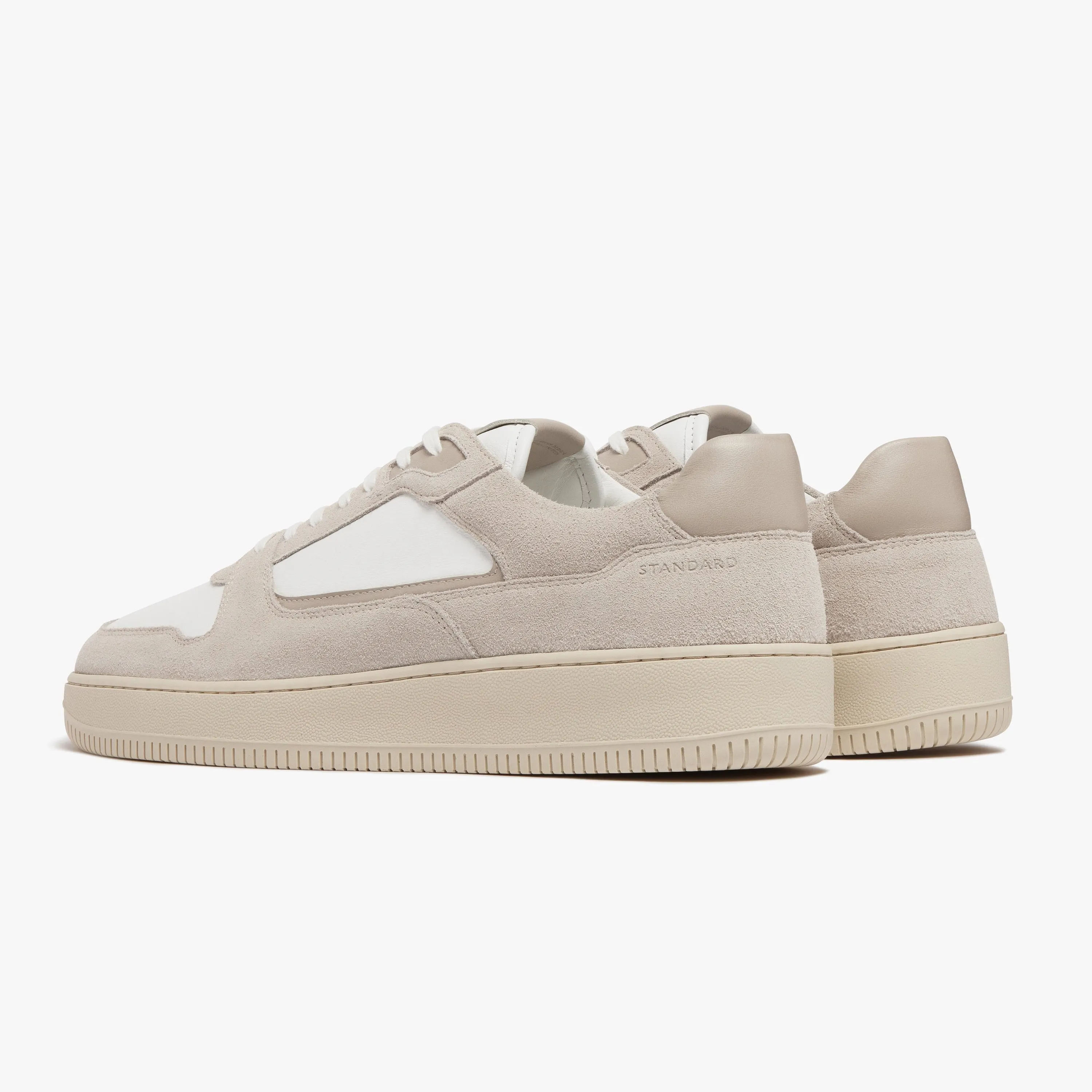 Series 5 Vintage White Chalk Suede Mens