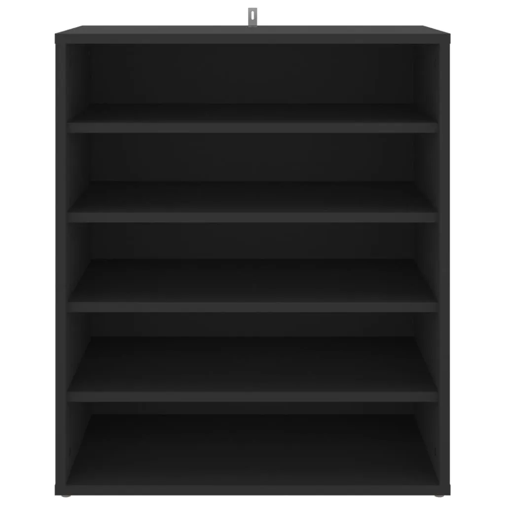 Shoe Cabinet Black 60x35x70 cm Engineered Wood