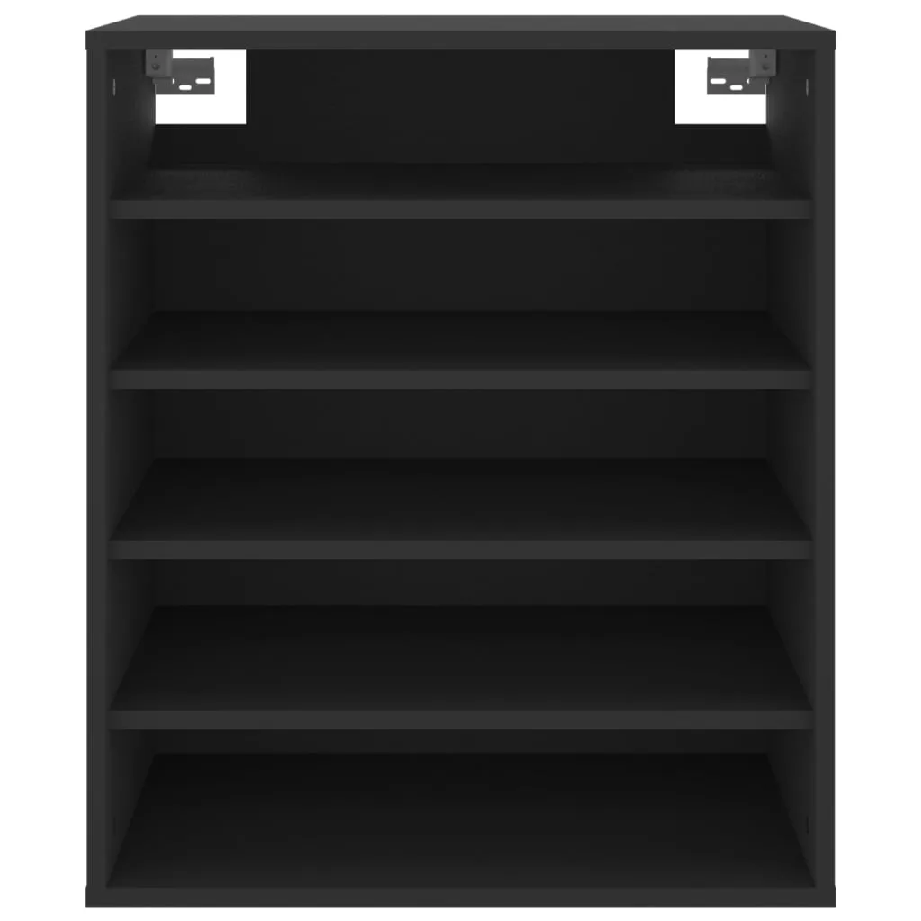 Shoe Cabinet Black 60x35x70 cm Engineered Wood