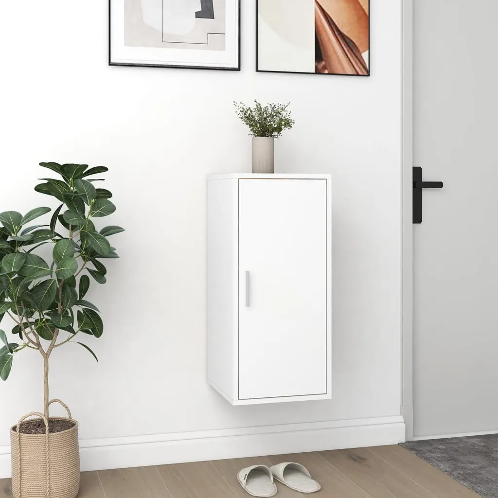 Shoe Cabinet White 32x35x70 cm Engineered Wood