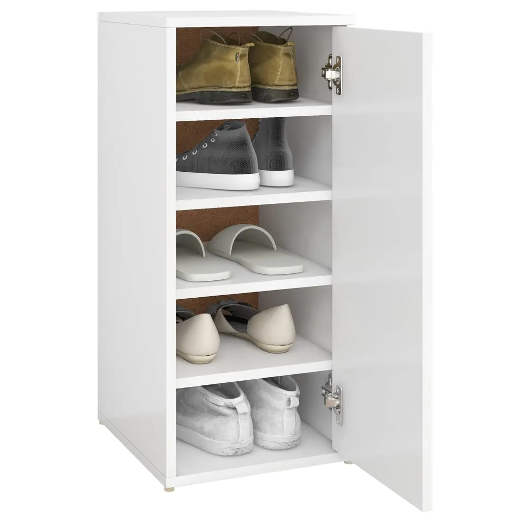 Shoe Cabinet White 32x35x70 cm Engineered Wood