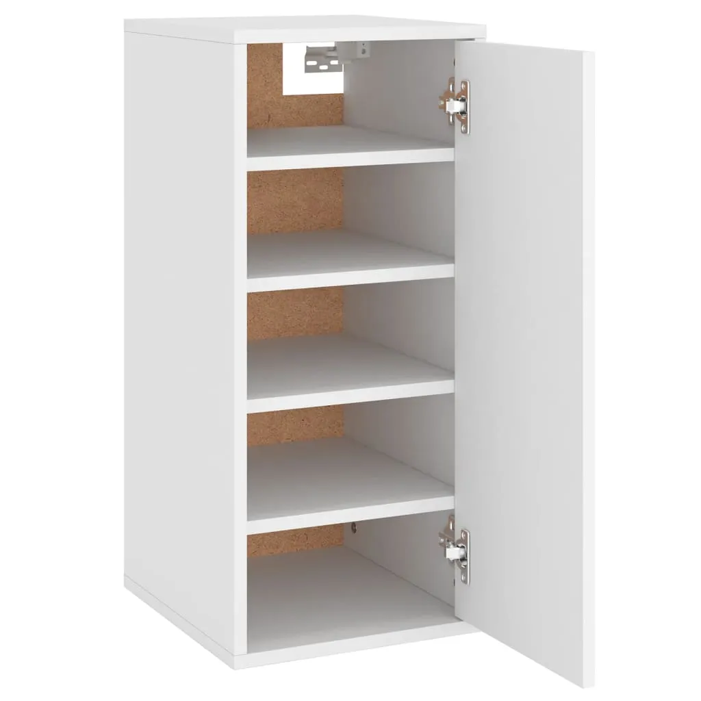 Shoe Cabinet White 32x35x70 cm Engineered Wood