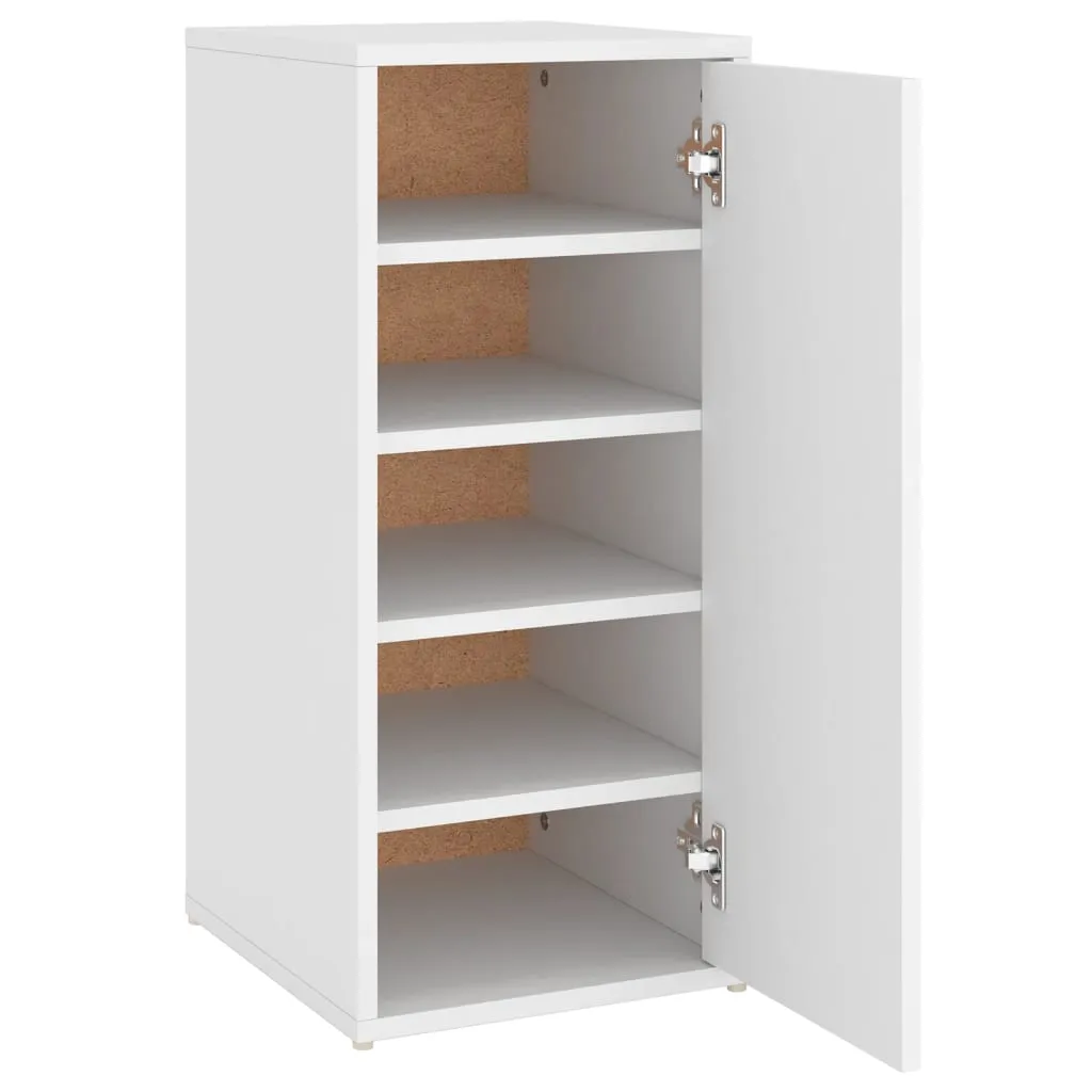 Shoe Cabinet White 32x35x70 cm Engineered Wood