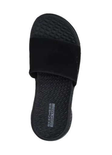 SKECHERS Go Walk Flex Sandal Shoe - Hayley - Black/Black - Womens