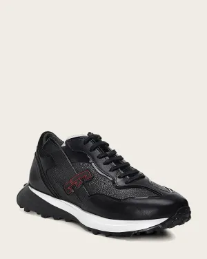 Sneakers black leather