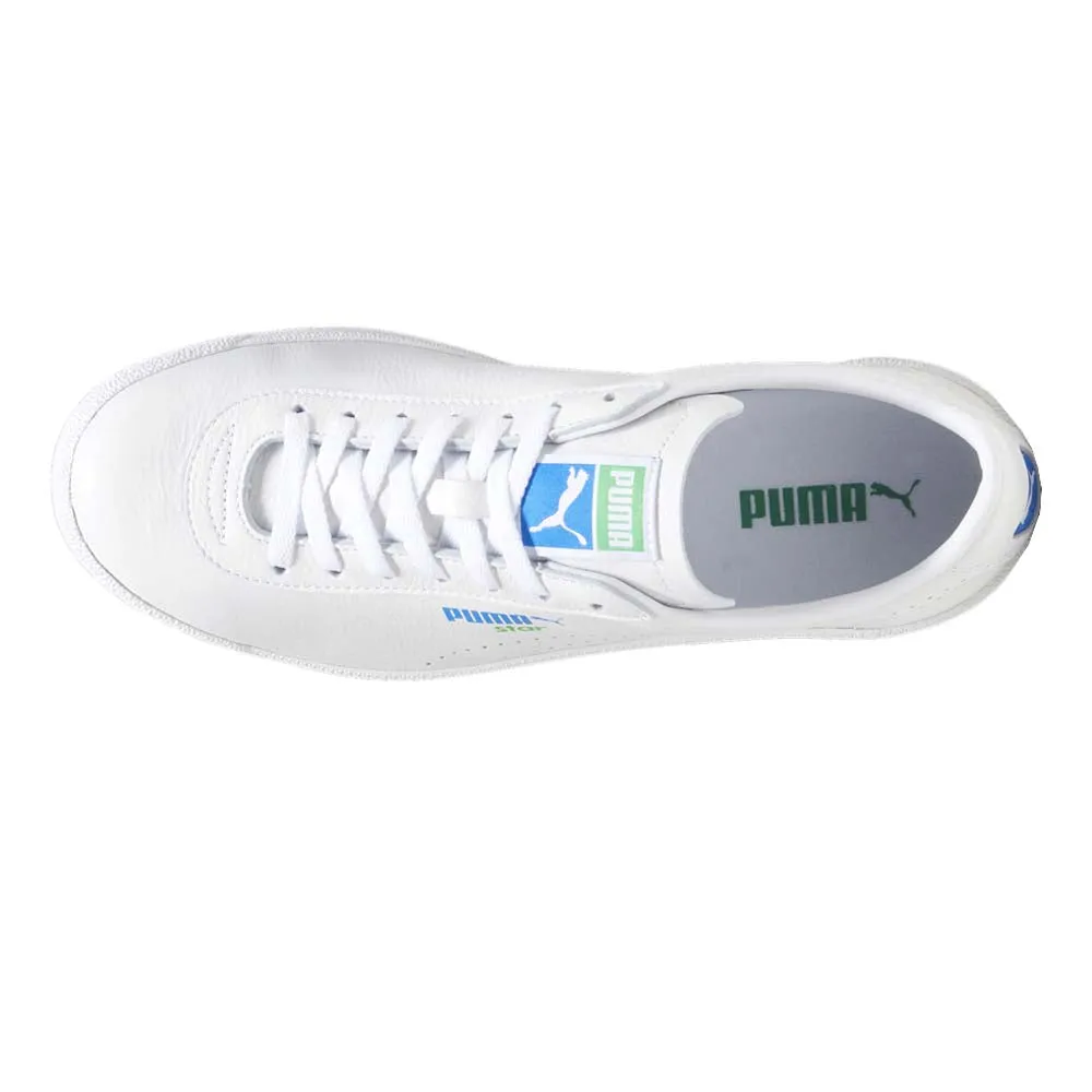 Star Tennis Whites Lace Up Sneakers