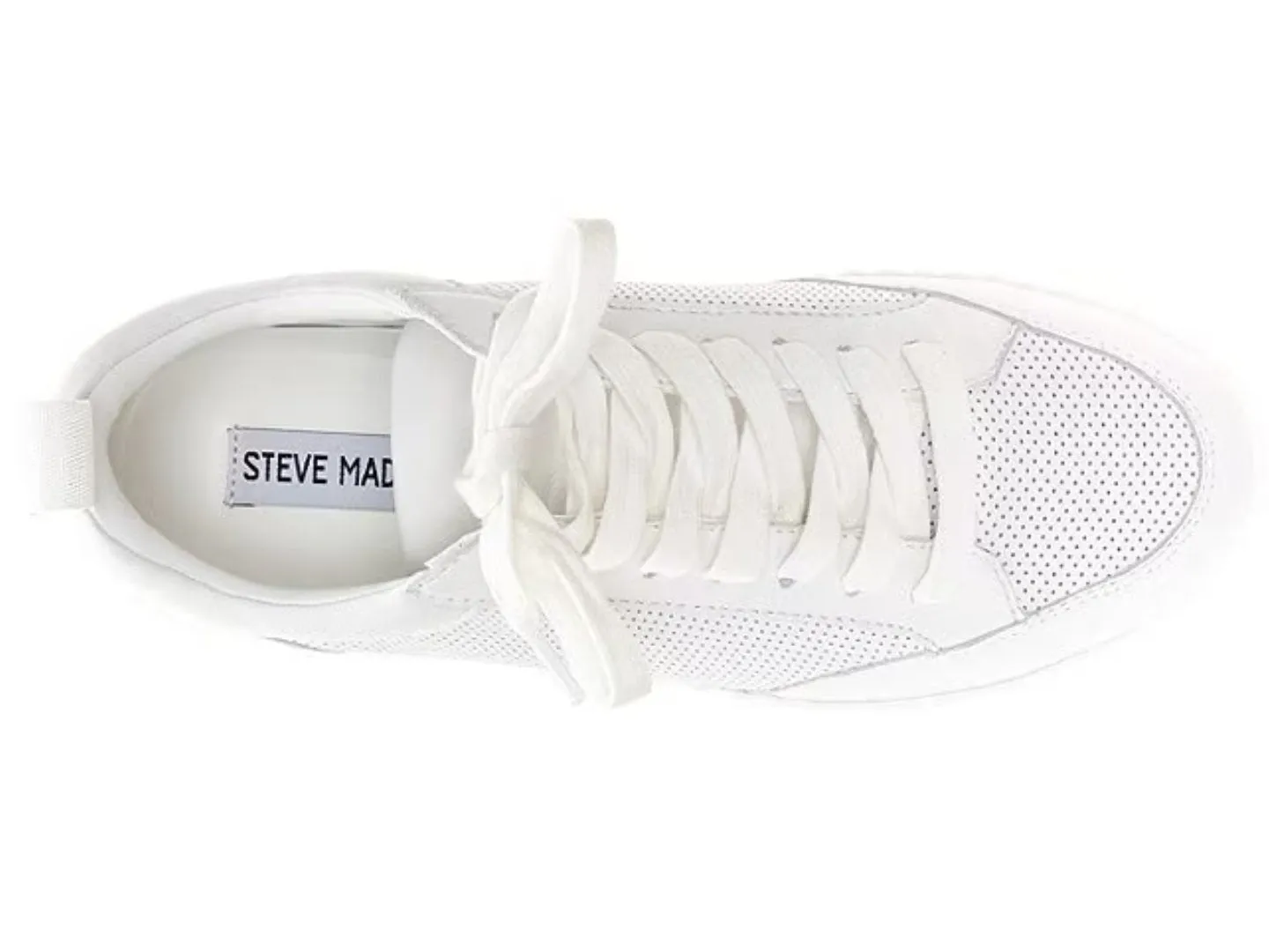 Steve Madden: Shock in White Leather