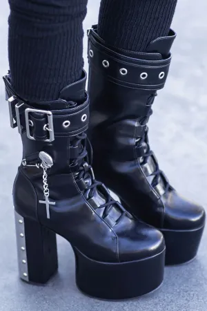 Thorn Platform Boots