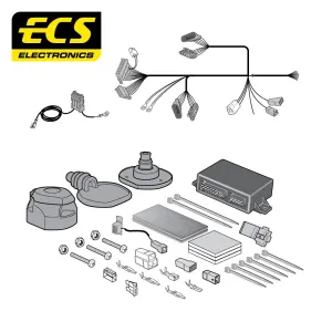 Towbar Wiring Kit 13 Pin FIAT 500L /Living /Trekking Mini MPV September 2012 - FI040DHU