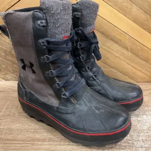 Under Armour - Men's winter Boots - MSRP $200: Black/Red-men-8