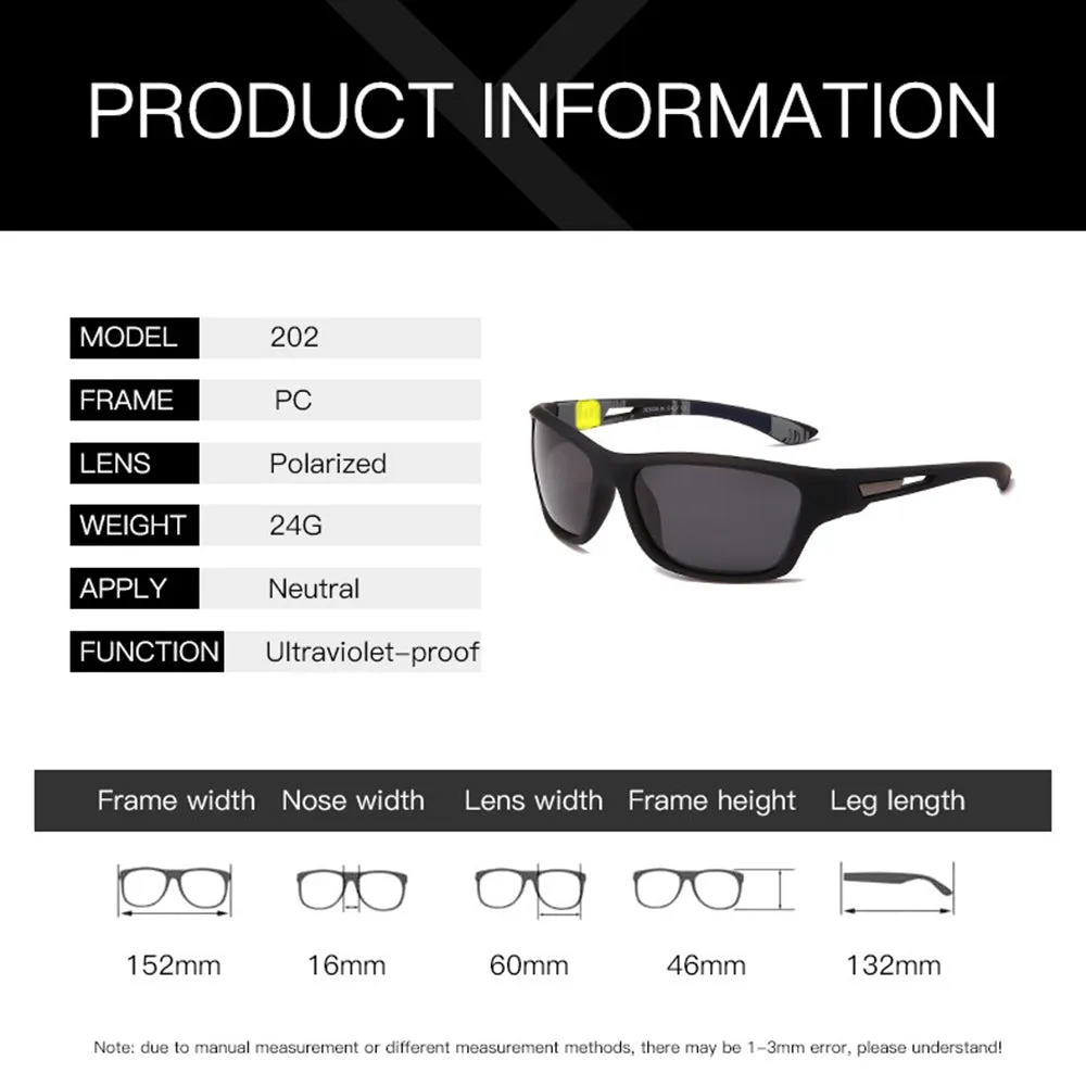 Unisex Polarized Windproof Sand Outdoor Sports Cycling Sunglasses