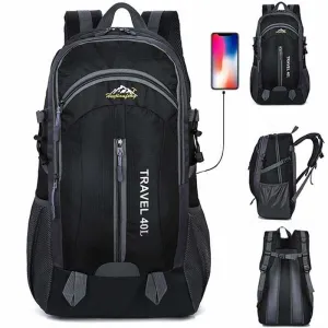 USB Charging Waterproof Backpack