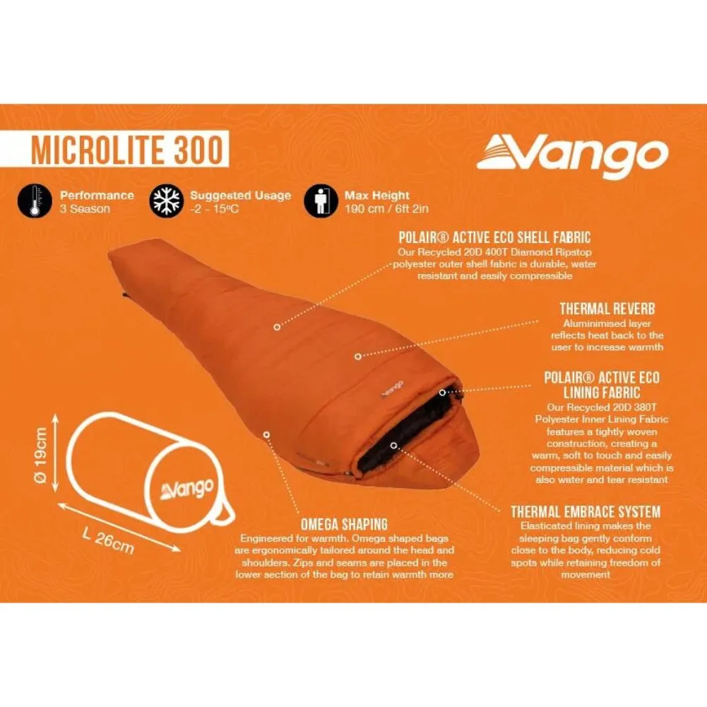 Vango Microlite 300 Eco Sleeping Bag