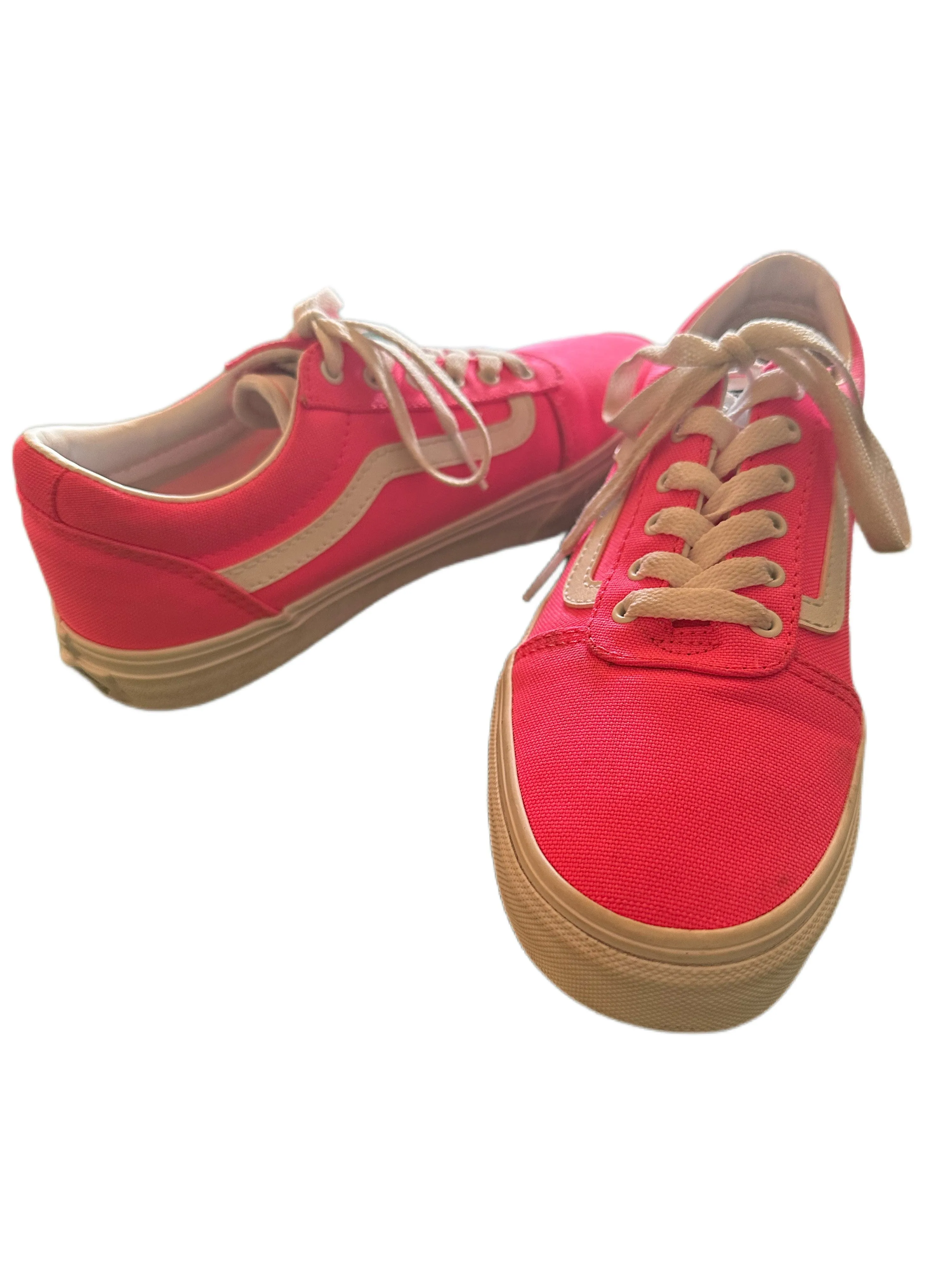 VANS Hot Pink Low Top Sneakers (SZ 4)