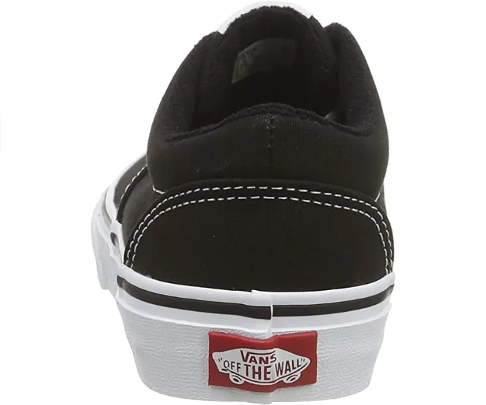 Vans scarpa sneakers da ragazzo in tela Doheny VN0A3MWA1871 nero bianco