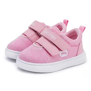 Velcro Solid Color Non-Slip Breathable Walking Sneakers | BMCiTYBM