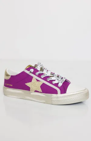 Vintage Havana: Alive 39 Sneakers, PURPLE/GOLD