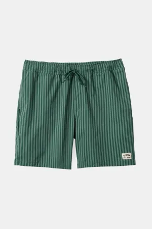 Voyage Hybrid Short 7" - Trekking Green Herringbone