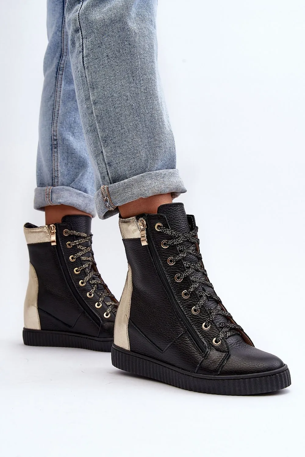 Wedge heel sneakers model 192300 Step in style