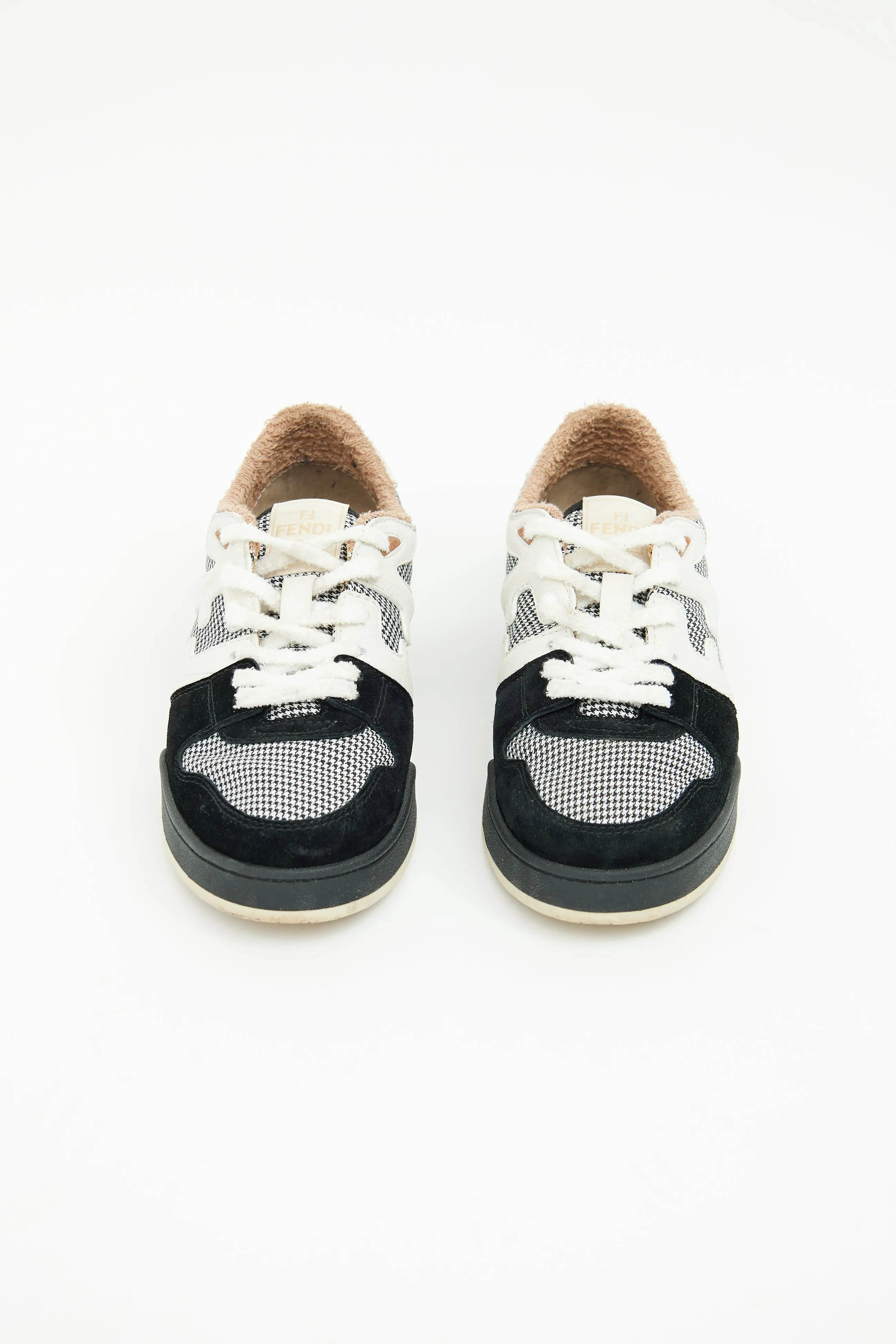 White & Black Match Mixed Sneaker