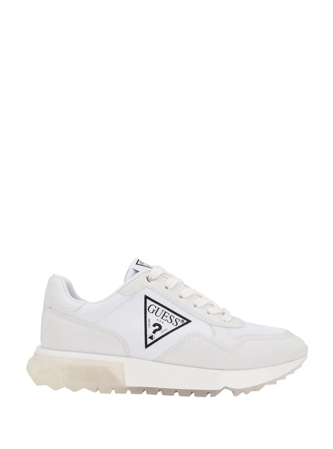 White Melany Logo Low Top Sneakers