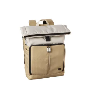 Wilson Lifestyle Foldover Backpack - Khaki/Off White