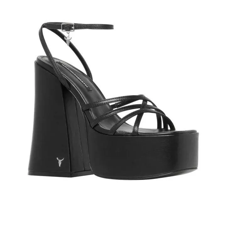 WINDSOR SMITH AFTERPARTY BLACK HEELS