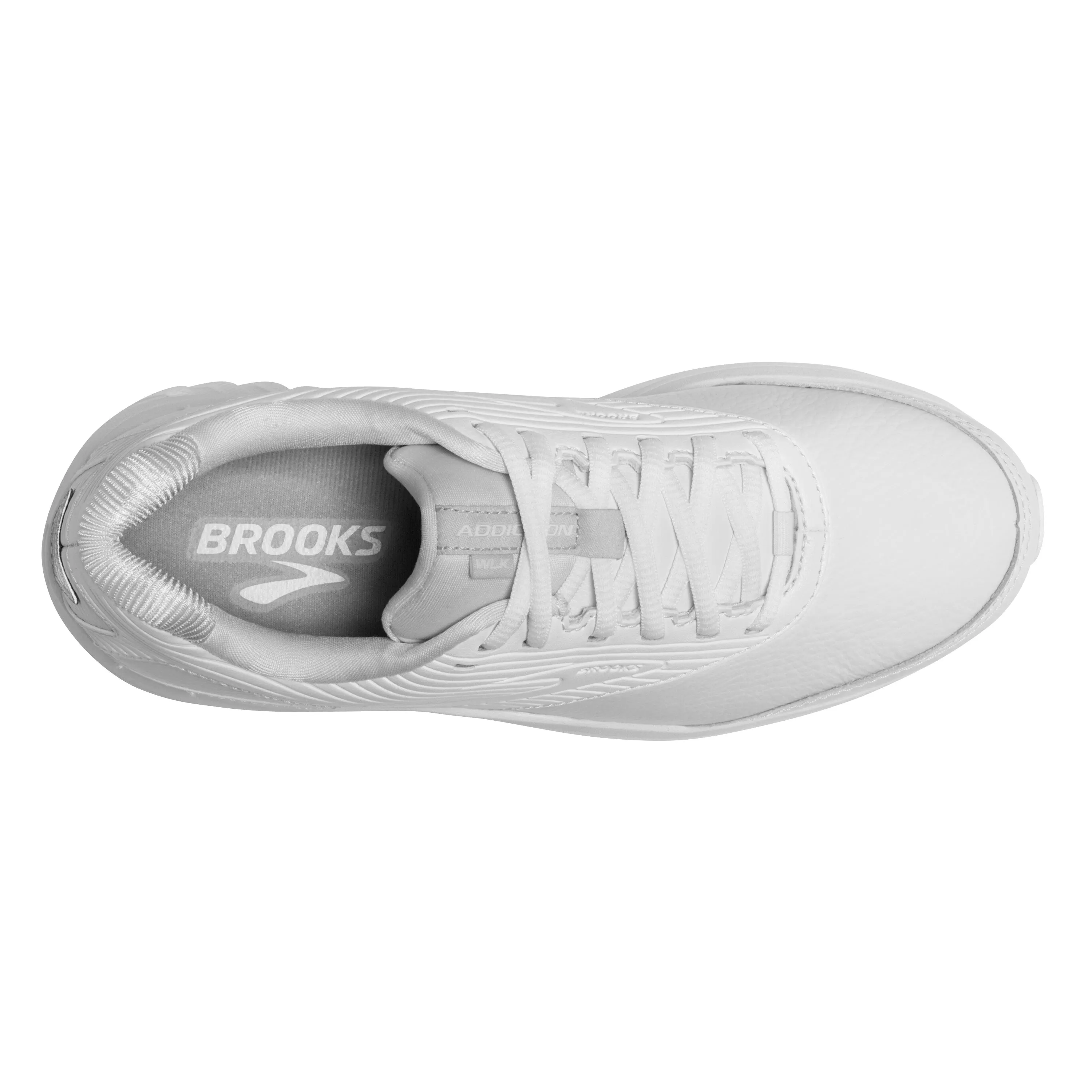 Women's Brooks Addiction Walker 2 Color: White/ White