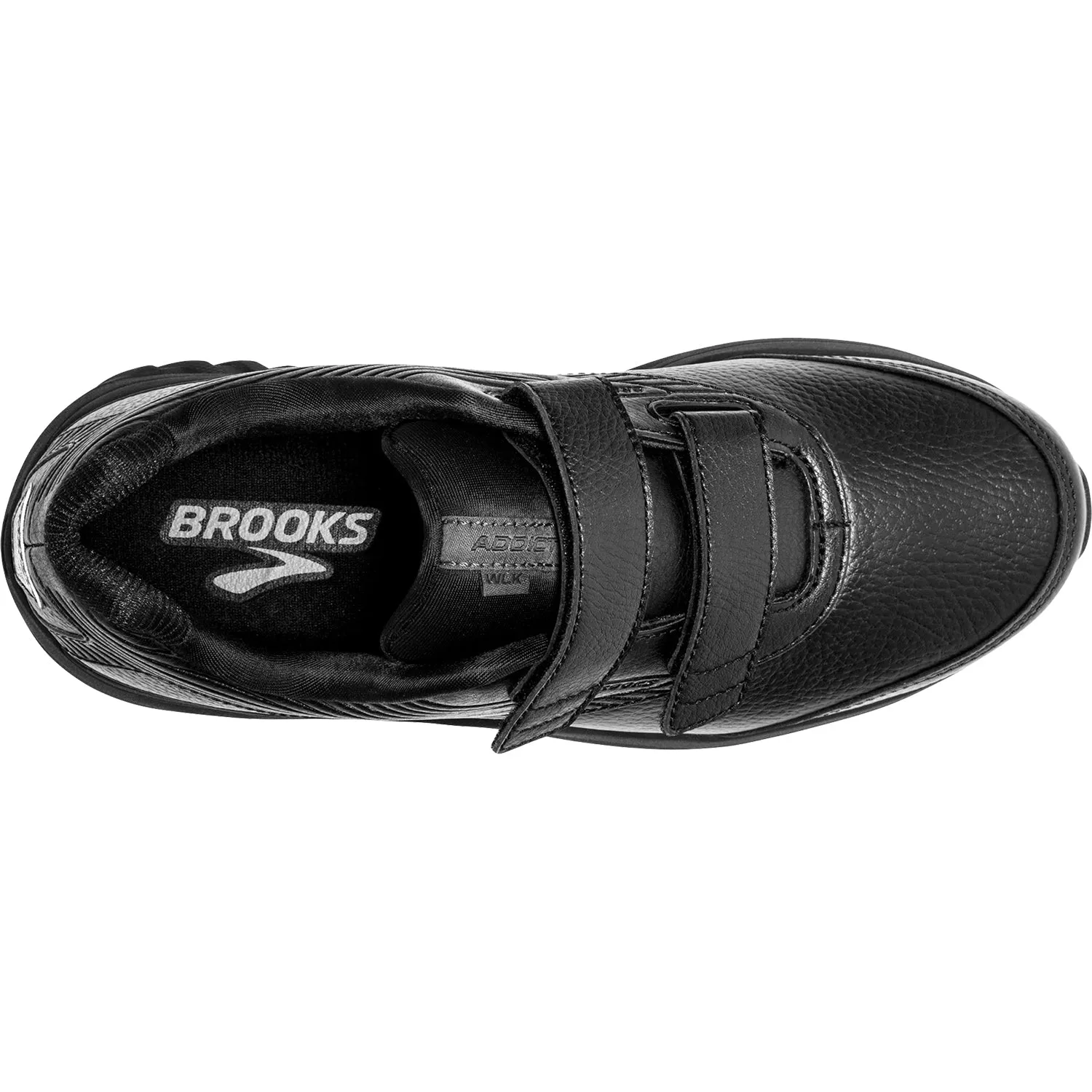 Women's Brooks Addiction Walker V-Strap Black Leather