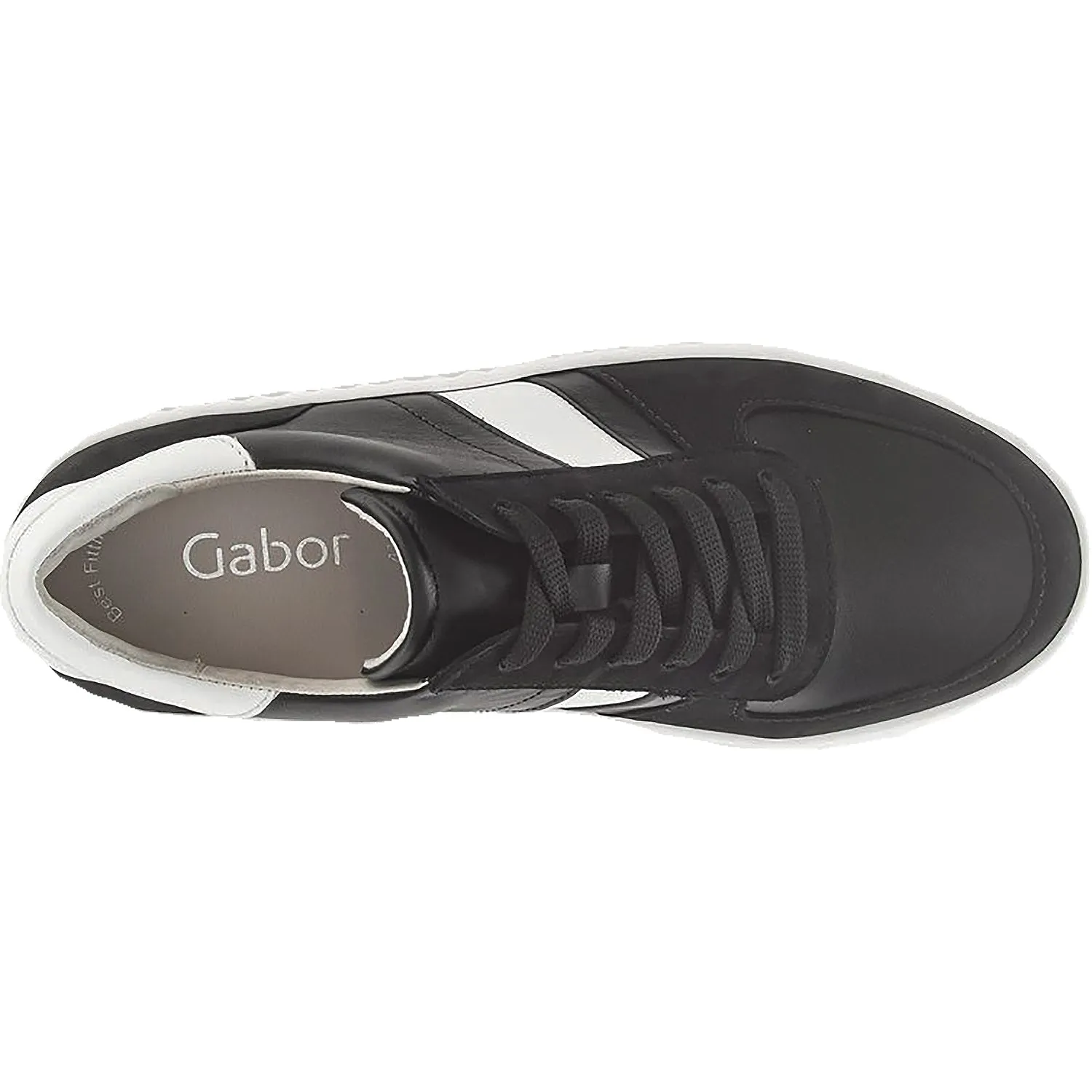 Women's Gabor 3.203.27 Black Leather/Suede