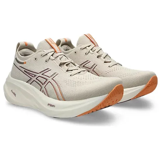 Womens Gel-Nimbus 26 - Oatmeal/Faded Orange