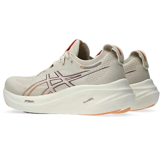 Womens Gel-Nimbus 26 - Oatmeal/Faded Orange