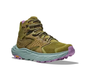 Women's Hoka Anacapa 2 Mid GTX Color: Green Moss / Agave