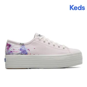 Women's Triple Up Canvas Paintrly Floral Light Pink (WF67230)