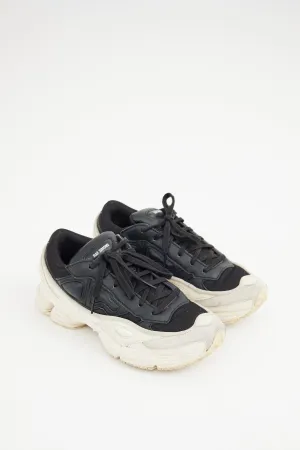 X Raf Simons Black Ozweego Sneaker